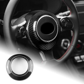 AIRSPEED トヨタ 86 GR86 ZN8 ZN6 スバル BRZ ZD8 ZC6 2017-2025 専用 アクセサリー 内装 カスタム パーツ カーボンファイバー カーエンジンスタートストップボタンリングカバー ガーニッシュ カッコいい ドレスアップ 汚れ防止 両面テープ付き