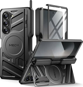 TONGATE Z Fold 6p}OlbgP[X Syz_[X^htA [MagSafeΉn ȃX}zP[XXN[veN^[xgNbvSamsung Galaxy Z Fold 6 5g 2024pAubN