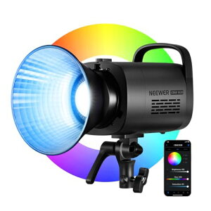 NEEWER CB60 RGB LEDrfICg 70W BeCg COBCg 2.4G/APP BepƖ Px 18000lux(1m) CRI97+/CCT/2700K-6500K tJ[ 17Ɩ Bowens}Eg X^WI/OBe//YouTube/Ti