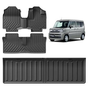 AHWZ スズキ 新型 スペーシア スペーシアカスタム MK54S MK94S フロアマット 車 カーマット ラゲッジマット セカンドマット Spacia/Spacia Custom 2023年11月〜 内装 パーツ アクセサリー TPE材質 防水 耐