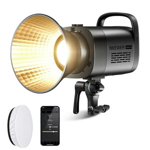 NEEWER CB60B LEDrfICg 70W COBCg BepCg Fx(2700K-6500K) Px34000lux/m 2.4G&APP/fBt[U[t F(CRI97+) X^WICg Be⏕ 12Ɩ[h Bowens