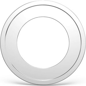 XINYUELI 中華セイロ用 受け台 蒸し器 蒸し板 せいろ用受け台 蒸籠用受け台 ステンレス製 22cm-32cm (シルバー, 24CM)