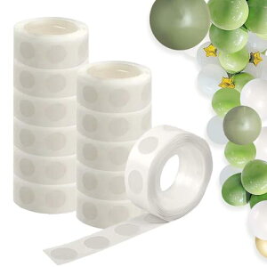 両面テープ 風船用シール 両面テープ 円形 バルーンシール 円形 テープ 飾り付け バルーンシール テープキットバルーン装飾ストリ 飾りつけ バルーンテープ 透明 防水 超強力 粘着 剥がせて