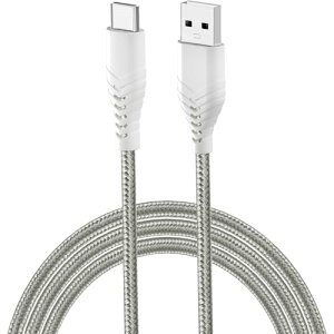 Acbands USB Type C P[u 1{Zbg / 3m / O[ QC3.0Ή 3A ϋvґgP[u USB-A&USB-C Ղ } P[uXperia/Samsung/Galaxy/Pixel/iphone 15 X}z ^ubg Ή