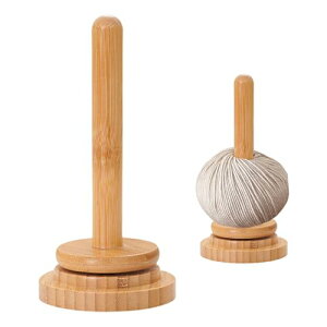 ヤーンホルダー 木製 回転 糸ホルダー ヤーンボールホルダー 糸巻き機 木製糸ホルダー かぎ針編み 糸玉ホルダー 編み物用糸ホルダー 回転ホルダー かぎ針編みアクセサリー 編み物 道具 手