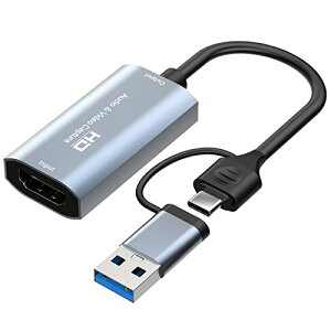 2025HDMI Lv`[{[h 4K 1080P 60Hz HDMI - USB 3.0/Type C ϊA_v^ rfILv`[ Lv`[ {[h HD掿^ ^y Q[^/rfI^/CuzMp dsv x