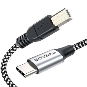 MOSWAG MIDI USB ϊP[uiUSB-A-USB-BjUSB Type Cv^[P[uI[fBIDAC ~LT[ MIDIL[{[hA dqsAmA DJRg[ Av^[ AX Li[A FAX}V At@bNX