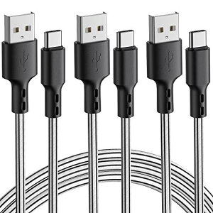 USB Type C P[u 3{Zbg 3m^Cv C [dP[u }[d f[^] fh~ Samsung Galaxy S20/S10 Huawei P30 / P20 / P10 Google Pixel Xperia XZ OnePlusȂǑΉ
