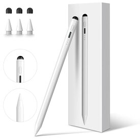 Mixoo iPad ペンシル 13分急速充電 極細 タッチペン パームリジェクション/磁気吸着/傾き感知 アップルペンシル代用 Type-C充電式 2018年以降iPad A16/10/9/8/7/6, Pro M4/13/12.9/11インチ, Air M3/M2/5/4/3, Mini 6/5対応