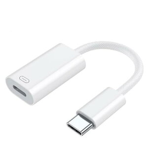 usb-c lightning イヤホン変換アダプター 60W PD急速充電/通話可能/音楽 USB Type C to ライトニング オーディオ 変換ケーブル データ転送 タイプ C to ライトニング 変換コネクター iPhone 15シリーズ/iPhon