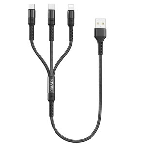 RAVIAD 3in1 [dP[u USB P[u [dR[h USB Type C P[u Micro USB P[u Phone [dP[u 3䓯d\ Phone Android ^CvC Galaxy Kindle S@Ή ϋv - 1.2M S[h