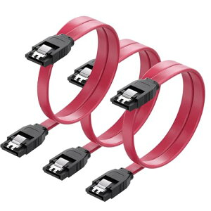 SZSL SATA �P�[�u�� �i�X�g���[�g�^�j��50cm 6 Gbps�Ή� ���b�`�t�� SSD��HDD���� Sata3 �V���A�� ATA3 �P�[�u�� ���b�h (�X�g���[�g�^ 3�{)