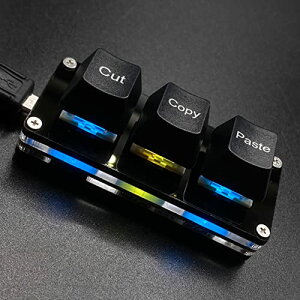 BTXETUEL Mini 3L[ Jbg Rs[ y[Xg L[{[h Ctrl X C V V[gJbg ЎL[{[h RGB }Npbh Q[~O JjJ L[{[h OSU L[pbh vO}uL[{[h 