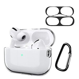 2024������ELYBYYLE for AirPods Pro2 �P�[�X�_�X�g�K�[�h�t�� TPU�f�� AirPods Pro �p �P�[�X ���C�����X�[�d�\ �y�� �L�Y�h�~ �X���� �ϏՌ� �h�� �h�o �����h�~ �_�炩�� AirPods Pro2�p �ی�J�[�o �N��