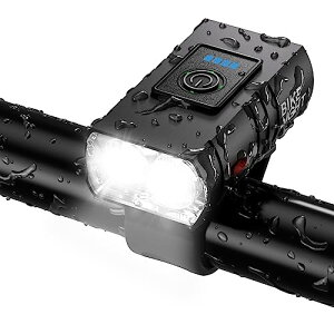 2023Vo 6_[hRoadlamp ]ԃwbhCg 3000mAhe 1000[]ԗp ő10ԓ_ USB[d IP65h ho A~ h ً}Ή y/ʋ/ʊw/sɓKp d