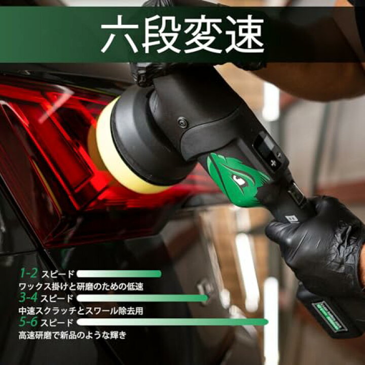 楽天市場】BATOCA S2 ダブルアクション ポリッシャー 車 コードレス 