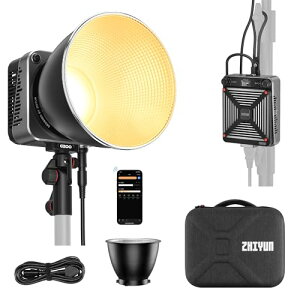 ZHIYUN MOLUS G200 COBX|bg 2700-6500K Cg|[g[g 200W Av CRI96/TLCI97 65100Lux@1M yʏ^{fBBowens}Eg CuXg[~OAC^r[A|[g[gBeAR}[V