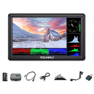 FEELWORLD FW568 6C`DSLRJ^tB[hj^[3D LUTg`xNg}tHD1920x1080 4K HDMIóiF550obe[Ǝ[ܕtj