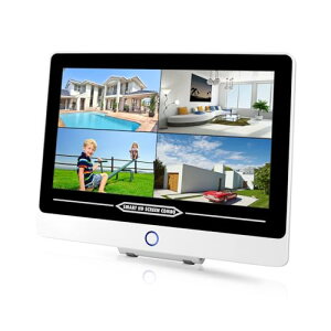 YESKAMOO POE���d�^��@ 12�C���`�h�ƃ��j�^�[�t�� 800����f�Ή�H.265�f�����k HDD�ʔ��� �d���A�_�v�^�[�ʔ��� AI�l�����m POE�Ď��J����8�䂪���ݑΉ�