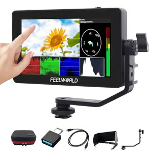 Feelworld F6 Plus ^b`XN[ ttB[hj^[ JpOBej^[ 3D Lut 5.5C`IPS 1920X1080 HDIJrfIj^[4K HDMIM JBemFp{ݒ聕1 