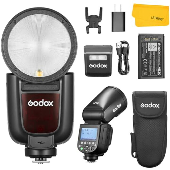 楽天市場】GODOX V1 Pro N V1ProN 丸形ヘッド TTL カメラフラッシュ 