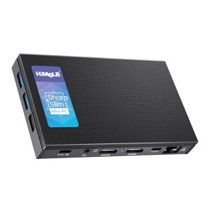 HiMeLE Quieter4C t@X~jPC 12th Alder Lake N100 (ő 3.4GHz, 4C/4T) Win 11 Pro  É8GB LPDDR4x256GB Micro fXNgbvPC 4kOʓo̓t@\USB-C WiFi5 BT5.1 C[T[lbg