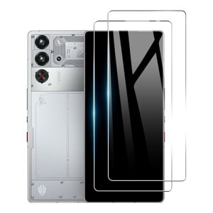 NIUQCTIAN RedMagic 10 Pro/Pro Plus tB2Zbgʂ̃KXtB RedMagic 10 Pro/Pro Plus X}[gtHΉ 9Hdx̉tی 2.5D 0.3mm^ ATqKX̗p ώw  ߗ E