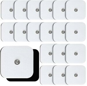 ebullient 互換ジェルシート EMS 交換用替えパッド 互換 替えパッド 集中パッド 20枚入り 標準3.5mmスナップコネクタ 5*5cm