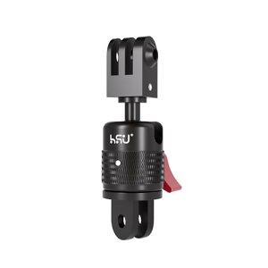 HSU 360�x��] �A�N�V�����J�����}�E���g gopro �}�E���g ���p�x���� �S�[�v�� �A�N�Z�T���[�A�J�����}�E���g�A�_�v�^�[�A�A���~�j�E�������X�^���h�O�r�A�_�v�^�[�AGopro Hero 13/12/11/10/9/8/7/6/5 A