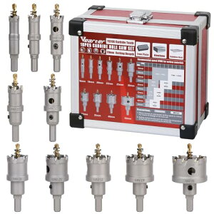 Vearter 10�{�g �z�[���\�[�L�b�g 16-50mm ���d�z�[���\�[�Z�b�g TCT �r�b�g ���J���h���� �p�C���b�g�h�����t�� �X�e�����X�| �d������ �S ��| �A���~�j�E�� ���� �v���X�`�b�N �O���X�t�@�C�o