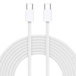 USB C/Type-C to Type-C�P�[�u�� PD�Ή� 100W/5A 2M �}���[�d �^�C�vC USB �P�[�u���f�[�^�]�� �f���h�~ ���iphone15 iPhone15pro max 15plus MacBook iPad Galaxy Sony Google Pixel 7a Android��Type-c�@��Ή�