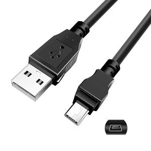 USB miniB �P�[�u�� T�^�|�[�gMP3�A�_�v�^MP4�i�r�Q�[�^�J�����[�d�ڑ��� PS3 �R���g���[���[ �A�h���C�u���R�[�_�[�AGPS �ȂǂɑΉ��^�C�vA�I�X- miniB�I�X�i1.5���[�g���j