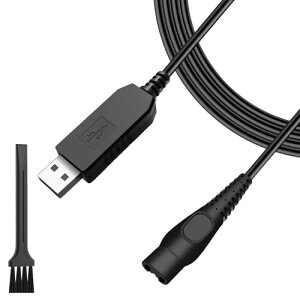 For Philips�p �V�F�[�o�[ 15V�o�� �Ή� �t�B���b�v�X USB�[�d�P�[�u�� HQ8505 9000 7000 5000 3000 �V���[�Y �E��� 1m ���ϋv �[�d�R�[�h