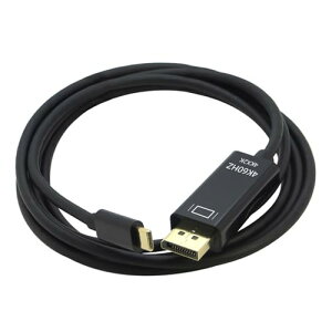 USB Type C - DisplayPort �P�[�u�� �^�C�vC to DisplayPort �ϊ��A�_�v�^ DP1.2 �摜�o�� �P�����ʐM �P�[�u���A�_�v�^ 4K@60Hz �X�}�z/�e���r/�m�[�g�p�\�R��/M-acBook Pro 2020/M-acBook Air���ɓK�p 1.8m �u���b�N