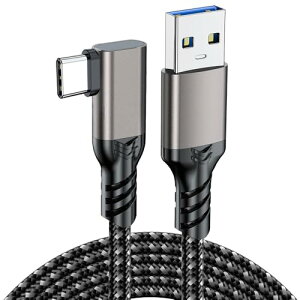 USB Type-C �P�[�u�� L���^ 1.5M USB-A to USB-C �P�[�u�� 10Gbps�f�[�^�]�� 3A�}���[�d USB3.2 Gen2�W�� QC3.0�Ή� �i�C�����҂� MacBook�AGalaxy S25�APixel 9a�AXperia���^�C�vc�@��Ή�