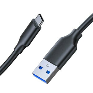 USB Type-C �P�[�u�� 0.3M USB-A to USB-C �P�[�u��3A�}���[�d/10Gbps�f�[�^�]�� USB 3.2 Gen2�W�� QC3.0�Ή� MacBook�ALifeBook �APixel�AGalaxy�AAQUOS��USB-C�@��Ή�