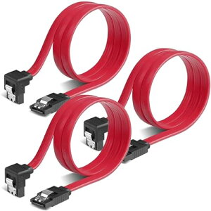 SZSL SATA �P�[�u�� �iL�^�j��50cm 6 Gbps�Ή� ���b�`�t�� SSD��HDD���� Sata3 �V���A�� ATA3 �P�[�u�� ���b�h (L�^3�{)