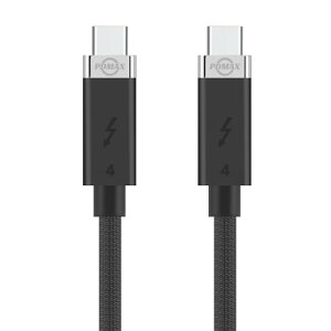 PDMAX USB 4 C to C �P�[�u���A 240W �o�� Thunderbolt 4 �P�[�u���A80CM �T���_�[�{���g4 Cable�A40Gbps �����f�[�^����уr�f�I�]���A8K �𑜓x���T�|�[�g�AMacBook Pro�A�h�b�L���O �X�e�[�V�����A�����USB-C