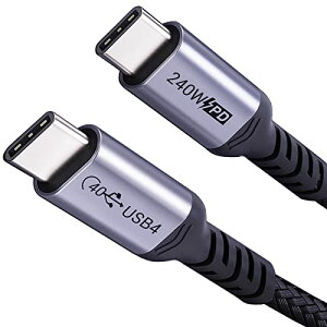 USB 4�P�[�u��1m�ASUMPK 240 W USB C�P�[�u���A40 Gbps�����f�[�^�`���AThunderbolt 4�AThunderbold 3�A�f�B�X�v���C�AiPhone 15 Pro Max�̒P8 K/�f���A��4 k�f�B�X�v���C�ɑΉ�