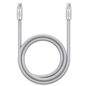 Thunderbolt 4 �P�[�u�� 0.3m 240W�}���[�d 8K�Ή� 40 Gbps �f�[�^�]�� Type-C&Type-C �P�[�u�� USB-C & USB-C MacBook/iPad/Air/iphone15/iphone 16/iphone 17�ȂǑΉ�(0.3m �V���o�[)