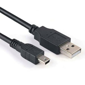USB MiniB �P�[�u�� USB2.0 �f�[�^�]�� �[�d USB A �I�X to miniB �I�X �f�W�J�� �h���C�u���R�[�_�[ �|�[�^�u��HDD PlayStation�Ή� USB�P�[�u�� (2M)