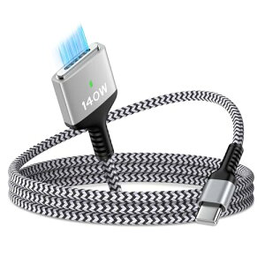 GAEF USB-C to Magsafe 3 ���C�[�d�P�[�u�� 140W�}���[�d PD3.1 �������[�d 0.9m Macbook air���C�[�d�R�[�h �ϋv�i�C�����ґg Macbook pro�[�d�P�[�u�� ���͂Ȏ��C MacBook Air (M2/M3/M4 �`�b�v�A2022/2023/2024/2025�N�@