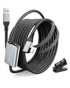 ZeroneTeck ���������NLink�P�[�u�� 5m 45W�}���[�d Meta Quest3S/Quest3/Quest 2/Pico 4/Pico 4 Ultra �Ɍ݊���������܂� �i�C�����҂� ���ϋv�� L���^�����N�P�[�u��, USB 3.0 ���� Type C �R�[�h�Q�[��PC/Steam VR 5Gbp