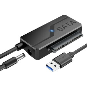 SATA USB �ϊ��P�[�u�� 3.5/2.5�C���` SSD HDD sata usb�ϊ��A�_�v�^�[ USB-C �ڑ� 16TB��e�ʑΉ� USB3.0 UASP�Ή� 5Gbps�]�����x MacBook Pro/Air�ȂǂɑΉ�