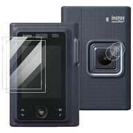 2枚+2枚 FUJIFILM instax mini LiPlay PLUS 用 保護フィルム [HVUYAL]旭硝子9H 気泡防止 高度透明 自動吸…