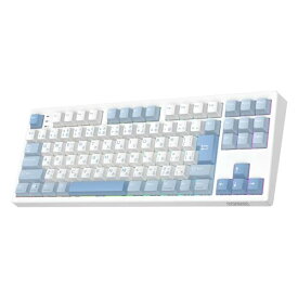 EPOMAKER TH87 JIS 日本語配列 TKL ワイヤレスゲーミングキーボード 2.4GHz/BT5.0/有線 テンキーレス ホットスワップ対応 10000mAh 無線 メカニカルキーボード 91キーリニアスイッチ RGBバックライト ガスケット構造 PBTキーキャップ Windows