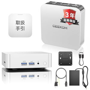 GEEKOM A8 �~�jPC3�N�ۏ؁E�S����CNCAMD Ryzen 7 8745HS�i8C/16T�j16GB DDR5+1TB SSD�bRadeon 780M�bUSB4×2�iOcuLink����̊v�V��ցj�b4��ʏo�́bWiFi 6E+2.5G LAN�bWin 11 Pro�b�ݑ�/�N���G�C�^�[���� mini pc