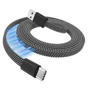 Magtame USB- type c�P�[�u���}���[�d usb�P_�[�u��type-c ����������� �t���b�g���` QC3.0�K�i usb�^�C�vc�P�[_�u�� �X�p�C�����P�[�u_�� atoc_�P�[�u��Samsung Galaxy/FE Ultras10E/S10/S9/Plus 5G/Note9/8���Ή�(1M-�u