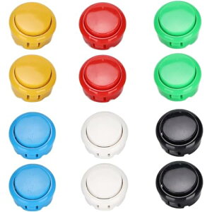 UOPR 12�̃A�[�P�[�h�W���C�X�e�B�b�N�Q�[���R���\�[���{�^��30mm�����{�^���A�قƂ�ǂ�Hori��MadCatz�p�A�X�i�b�v�C�����t��