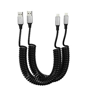 iPhone �[�d�P�[�u�� 2�{ ���C�g�j���O�P�[�u�� MFi�F�� apple carplay �P�[�u�� �L�k USB �A�C�z���[�d �R�[�h ���ϋv �����f�[�^�]�� iPhone 14/13/12/11 Pro/XR/X/i-Pad/i-Pod�Ή� iOS�Ή�iphone ���C�g�j���O �J